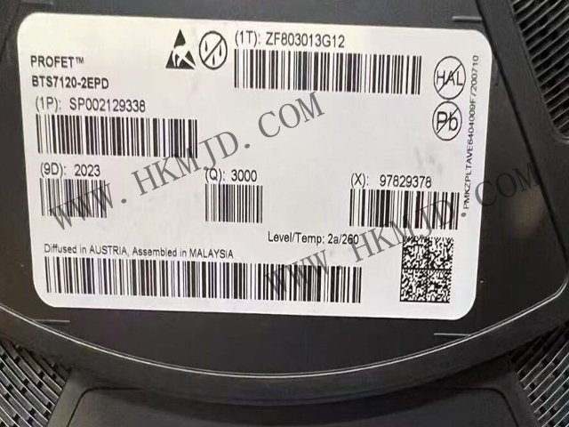 供應(yīng)Infineon BTS7120-2EPD智能高側(cè)電源開關(guān)，助力汽車與工業(yè)應(yīng)用升級