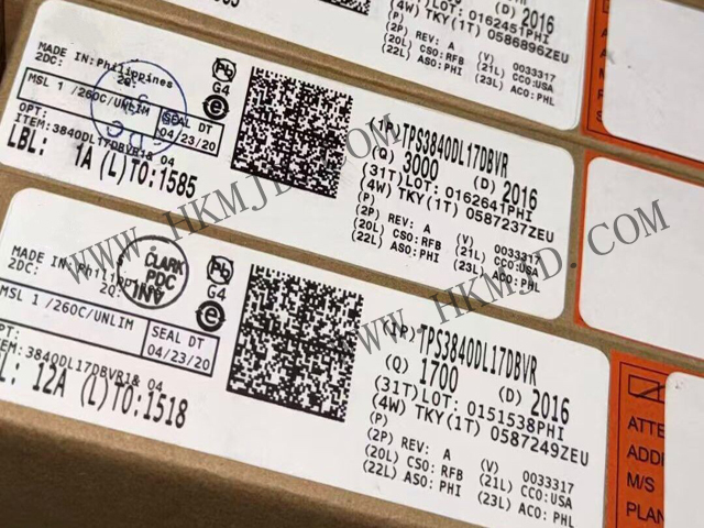 TI TPS3840DL17DBVR 高輸入電壓監(jiān)視器，帶 MR 和可編程延遲