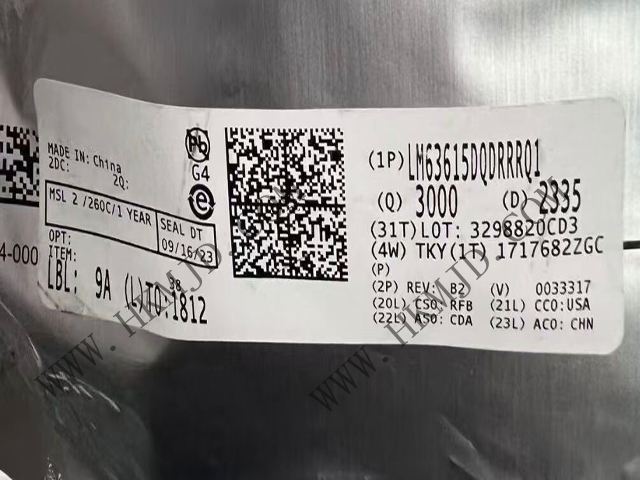 供應(yīng)德州儀器 LM63615DQDRRRQ1 3.5V 至 36V、1.5A 汽車降壓轉(zhuǎn)換器