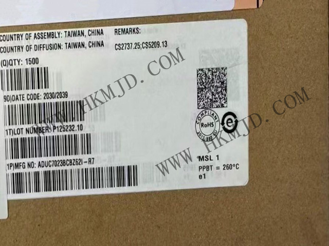 工業(yè)級ARM7 MCU！ADUC7023BCBZ62I高性能ARM7微控制器，集成12位ADC/DAC