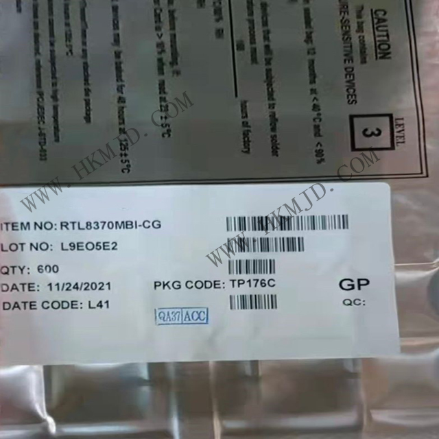 Realtek RTL8370MBI 高性能8+2端口千兆以太網(wǎng)交換芯片，明佳達(dá)電子現(xiàn)貨供應(yīng)